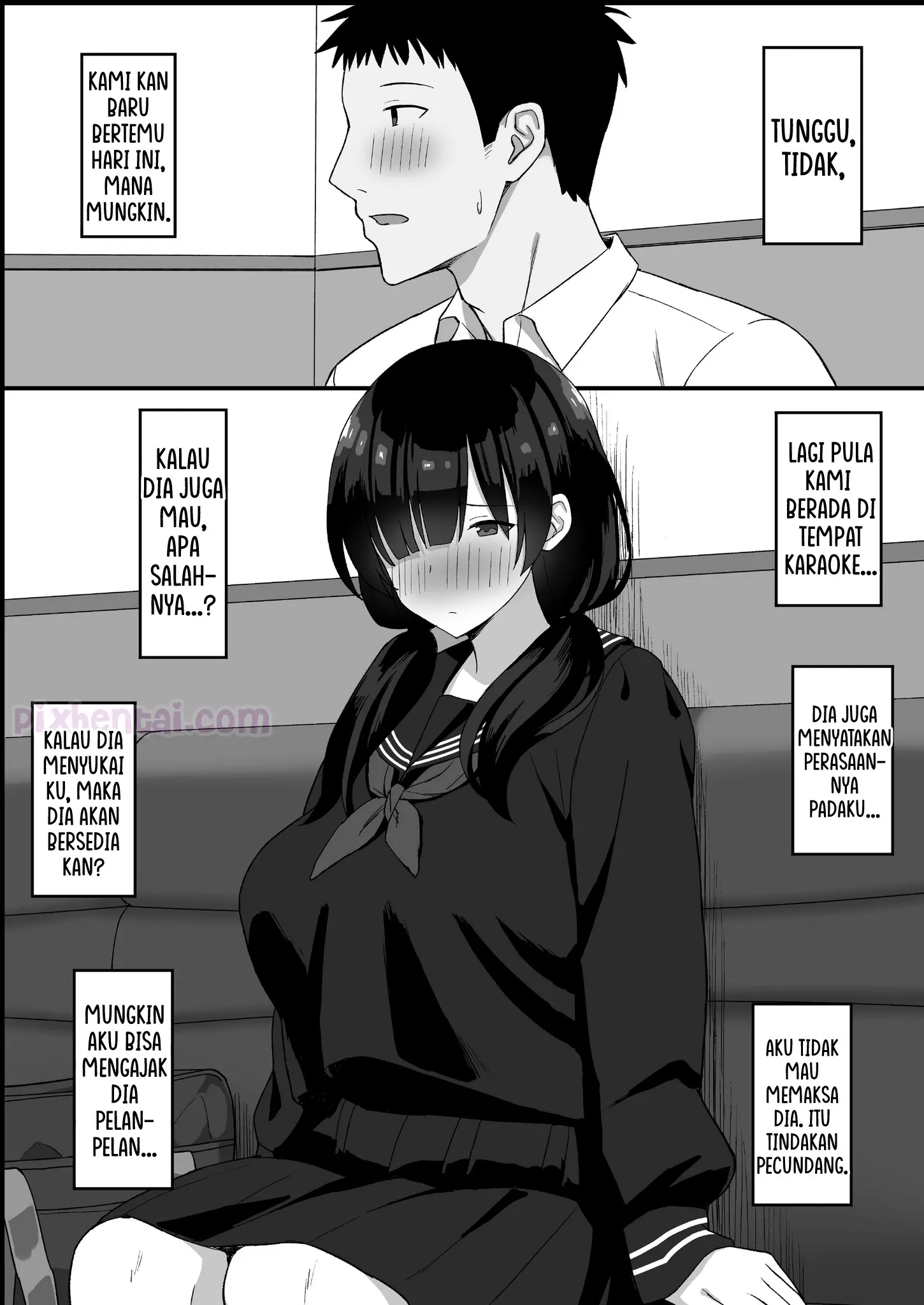 Komik hentai xxx manga sex bokep My Big-Boobed Stalker is Now My Girlfriend 13